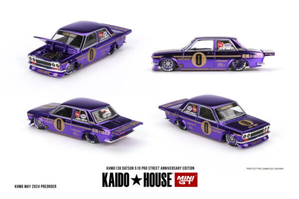 Mini GT 1/64 Kaido House Datsun 510 Pro Street Anniversary Edition KHMG138