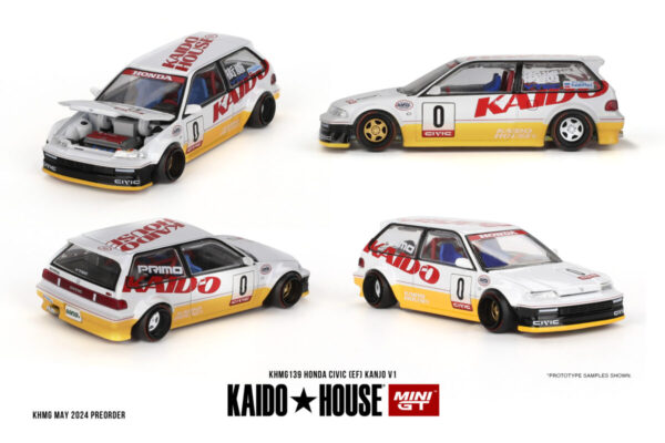 Mini GT 1/64 Kaido House Honda Civic (EF) Kanjo V1 KHMG139