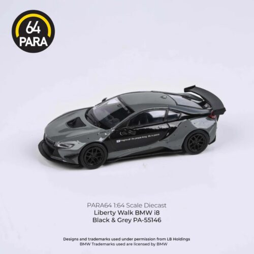 Para64 BMW i8 Liberty Walk Black & Grey