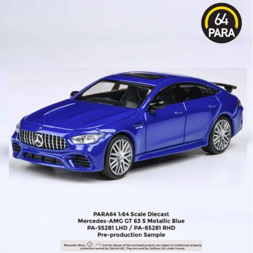 Para64 Mercedes 2018 AMG GT 63 S Metallic Blue Lhd
