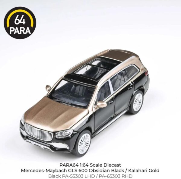 Para64 Mercedes 2020 Maybach GLS 600 Black/Gold LHD