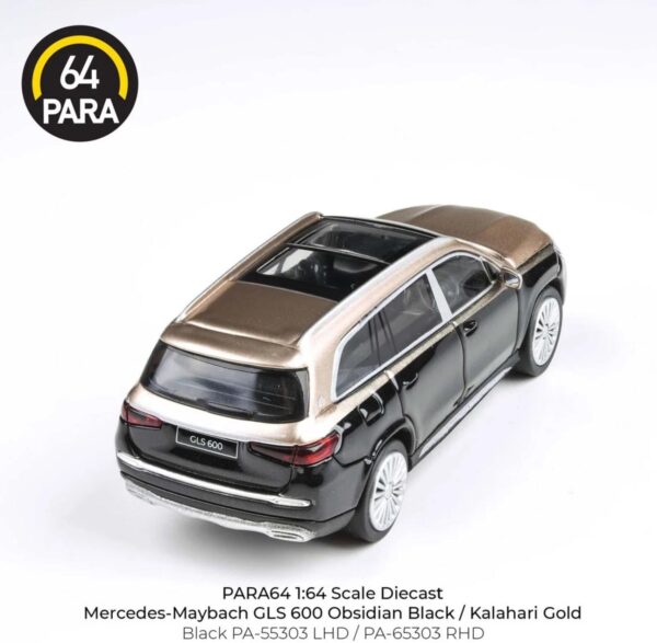Para64 Mercedes 2020 Maybach GLS 600 Black/Gold LHD