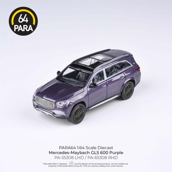 Para64 Mercedes 2020 Maybach GLS 600 Purple LHD
