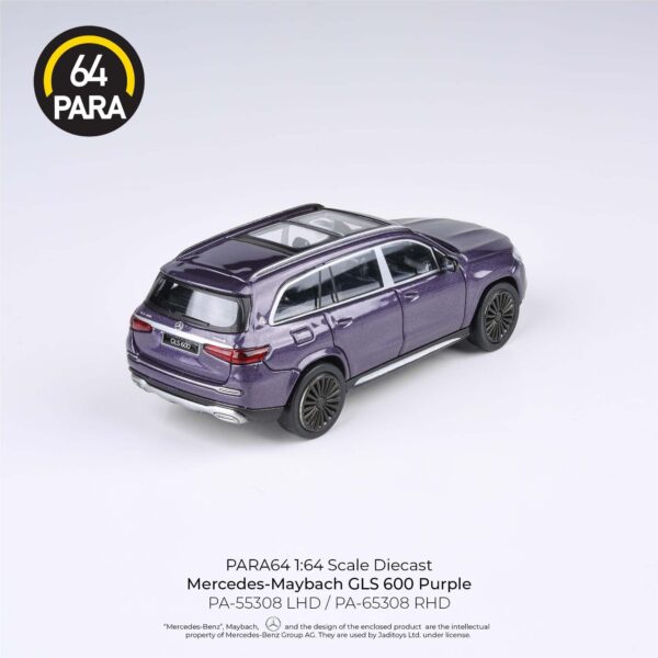 Para64 Mercedes 2020 Maybach GLS 600 Purple LHD