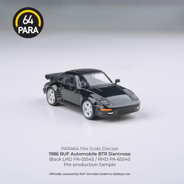 Para64 Porsche RUF 1986 BTR Black Lhd