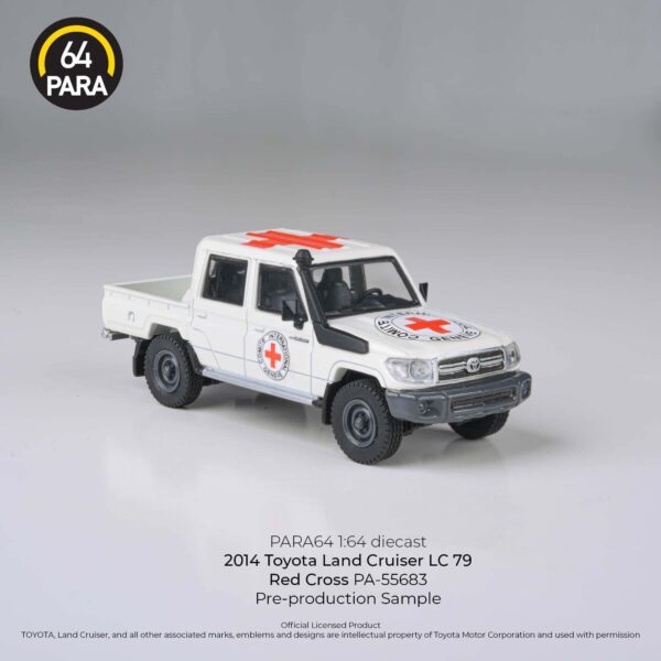 Para64 Toyota 2014 Land Cruiser Double Cab Pickup LC79 Red Cross Lhd