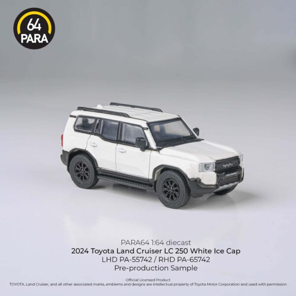 Para64 Toyota 2024 Land Cruiser 250 Prado White ice Cap