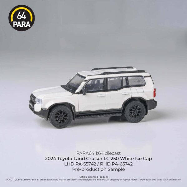 Para64 Toyota 2024 Land Cruiser 250 Prado White ice Cap