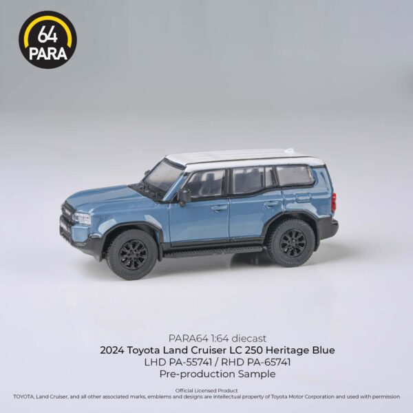 Para64 Toyota 2024 Land Cruiser 250 Prado Heritage Blue