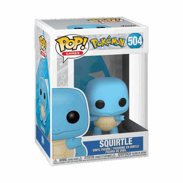 Funko Pop Games POKEMON- SQUIRTLE #504