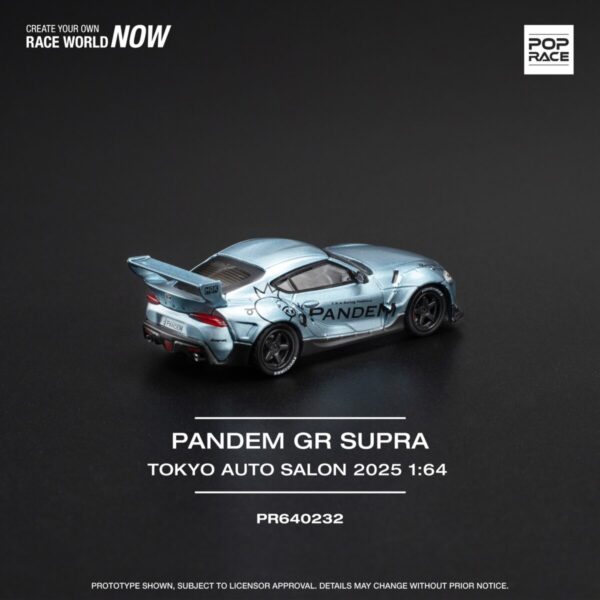 Pop Race PR640232 Pandem GR Supra (metallic grey)