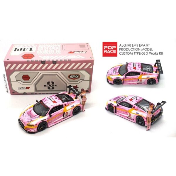 Pop Race Audi R8 Lms Eva Rt Production Model Custom Type-08 X Works R8