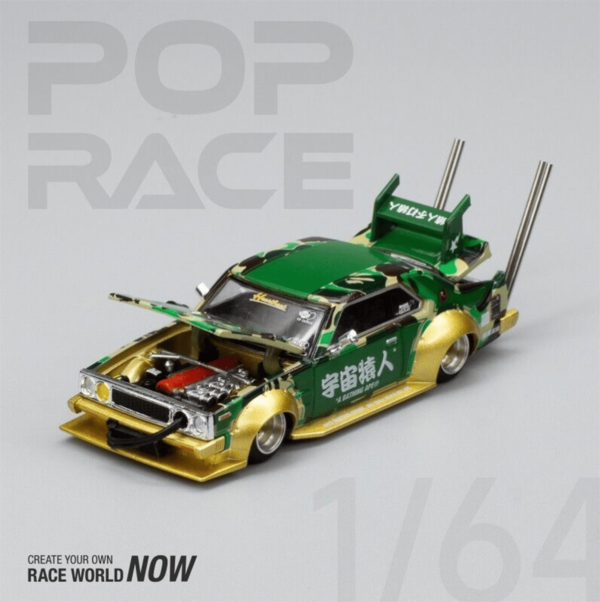 Poprace 1/64 Nissan Skyline C210 KAIDO RACER BOSOZUKO STYLE BAPE 30TH ANNIVERSARY
