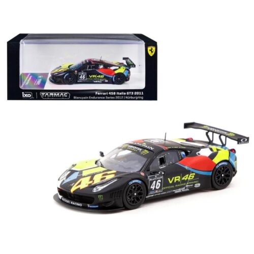 s-l1600-2023-02-07T080045.348 Tarmac Works X IXO Models 1/64 Ferrari 458 Italia GT3 Blancpain Endurance Series 2012 – Nurburgring #46 - HOBBY64