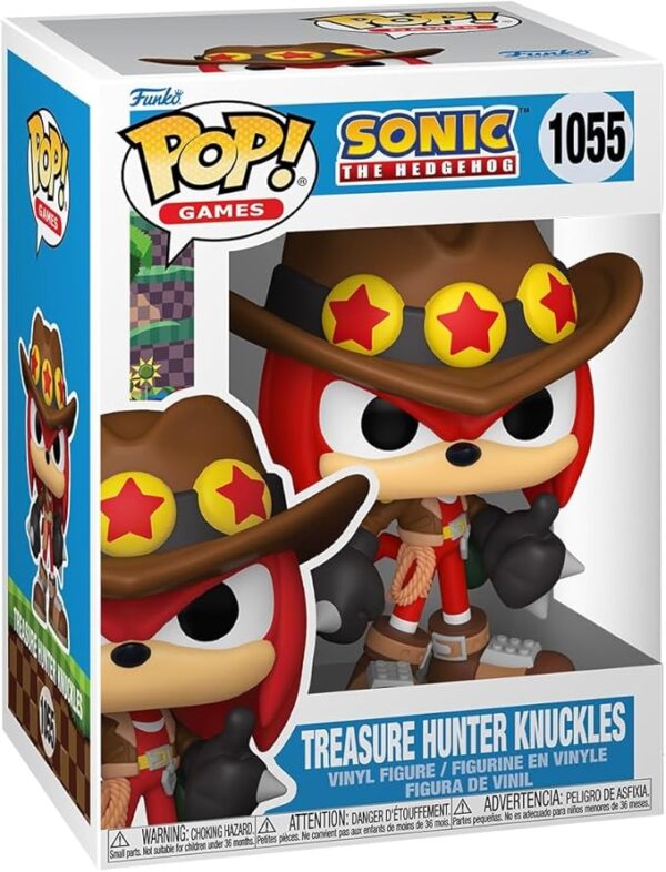 Funko Pop Games: Sonic- Treasure Hunter Knuckles Figür #1055