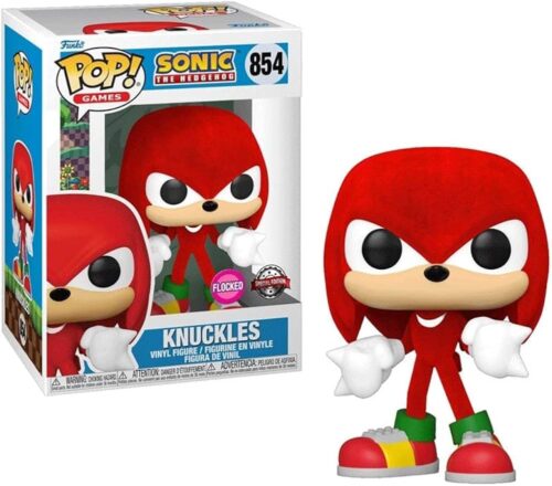 son854 Funko POP! Games #854 Sonic The Hedgehog Limited Edition Flocked Knuckles