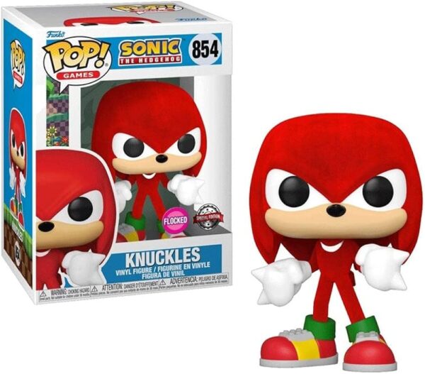 son854 Funko POP! Games #854 Sonic The Hedgehog Limited Edition Flocked Knuckles