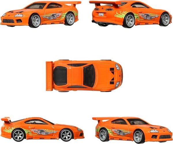 Hot Wheels HKF54 Premium 2-Pack Fast and Furious 2021 Toyota GR Supra/Toyota Supra