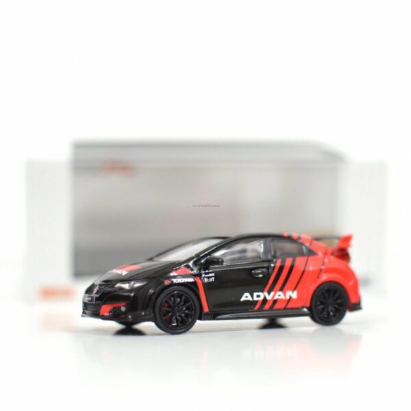 t64003adv.1 TARMAC WORKS HONDA CIVIC TYPE R FK2 - ADVAN WITH RACING WHEELS
