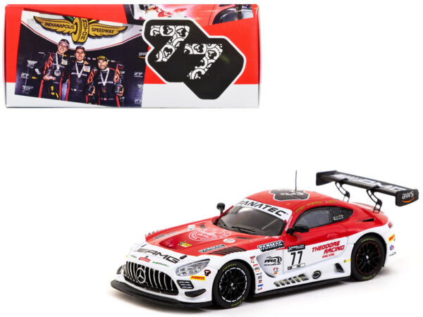 Tarmac Works Mercedes-AMG GT3 #77 Winner "Indy 8h" 2022 1/64 T64-062-22IND77