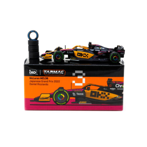 Tarmac Works 1/64 McLaren MCL36 Japanese Grand Prix 2022 Daniel Ricciardo #3 - GLOBAL64 T64G-F041-DR2