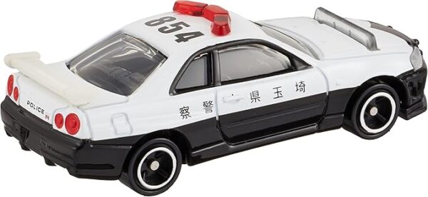 tmc1.1 Takara Tomy Tomica No. 1 Nissan Skyline GT-R (BNR34) Patrol Car (Box) Scale 1/62