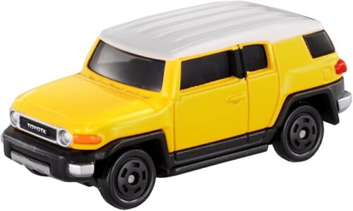 Takara Tomy Toyota FJ Cruiser Yellow/White #85 Scale 1/66