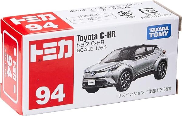 Tomica No. 94 Toyota C-HR (Box) Scale 1/64