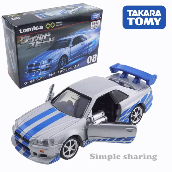 TAKARA TOMY TOMICA Premium Unlimited 08 Fast and Furious BNR34 Skyline GT-R